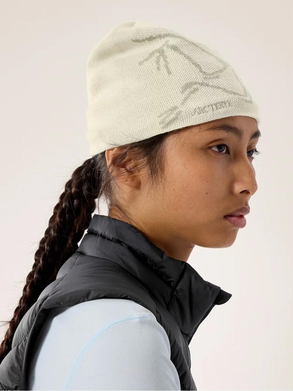 NEW Arc'teryx BIRD HEAD TOQUE Sea Salt / Habitat Cream Beanie Light Gray